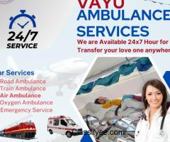 Vayu Air Ambulance Services in Patna - Travel With Us