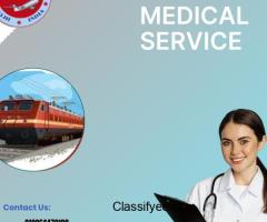 MPM Train Ambulance Service in Siliguri PICU System