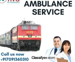 Get King Train Ambulance In Patna For  ICU  Facilities