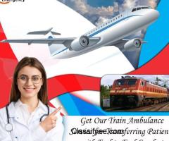 Pick Falcon Emergency Train Ambulance Services in Patna