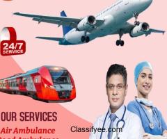 Falcon Emergency Train Ambulance Services in Varanasi