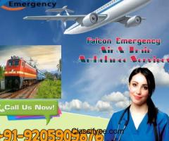 Falcon Emergency Train Ambulance Services in Patna