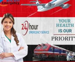 Falcon Emergency Train Ambulance Services in Delhi