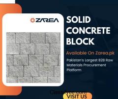 Solid Concrete Blocks Available on Zarea.pk