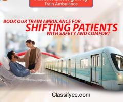 Take Falcon Train Ambulance Services in Patna