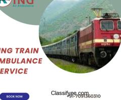 King Train Ambulance Services in Mumbai Patient Transfer