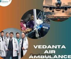 Vedanta Air Ambulance in Patna with Healthcare Facility