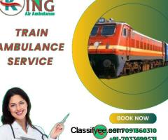 Avail King Train Ambulance In Patna CCU Facilities