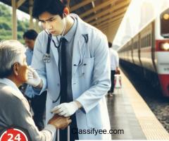 Use Life-care Medivic Aviation Train Ambulance from Guwahati