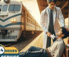 Pick Falcon Train Ambulance Services in Patna