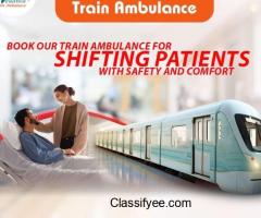 Train Ambulance from Patna with Medical Accessories