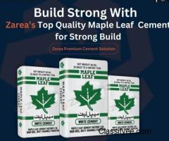 Zarea's Top Quality Maple Leaf White Cement