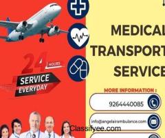 Book Angel Air and Train Ambulance Service in Patna