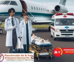 Use Fastest Panchmukhi Air Ambulance Services in Guwahati