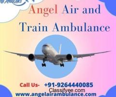 Complicated-free Angel Air and Train Ambulance Darbhanga