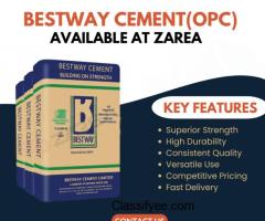 Bestway Cement (OPC) Now Available At Zarea Limited