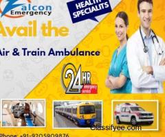 Falcon Emergency Train Ambulance Service in Ranchi