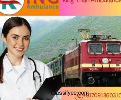 Avail of  King Train Ambulance in Dibrugarh