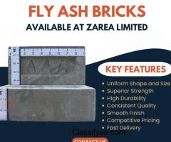 Fly ash Bricks now Available on Zarea Limited