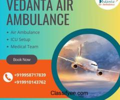 Select Vedanta Air Ambulance from Ranchi