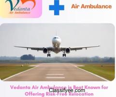 Use Vedanta Air Ambulance in Delhi