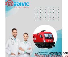 Use Medivic Aviation Train Ambulance Service in Varanasi