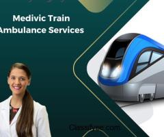 Medivic Train Ambulance Service in Lucknow offers