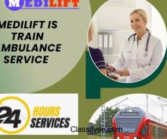 Book Medilift Train Ambulance Service in Patna