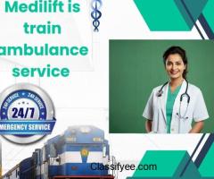 Get Medilift Train Ambulance in Lucknow