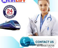 The Medilift Train Ambulance service in Siliguri