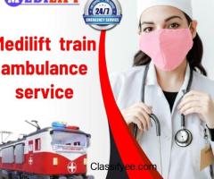 Book Medilift Train Ambulance in Varanasi