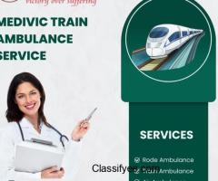 Call Medivic Train Ambulance Service in Patna