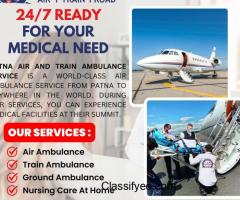 Always Patna Air Ambulance Available For Patient