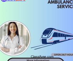 Get Medilift Train Ambulance Service in Silchar