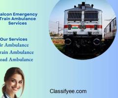 Falcon Train Ambulance Service in Bagdogra