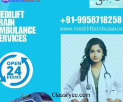 Medilift Train Ambulance in Pune Provides