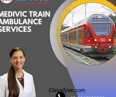 Medivic Aviation Train Ambulance Service in Kolkata