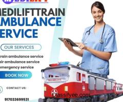 Transfer Patients via Medilift Train Ambulance in Bhopal