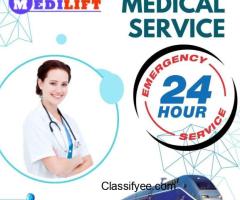 Medilift Train Ambulance is entirely  as per Need in Kolkata