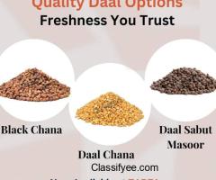 Zarea offers Pulses (Chana, Black Chana, Sabut Masoor)