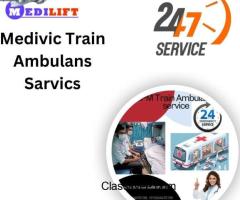 For well-priced- Medilift Train Ambulance in Kolkata