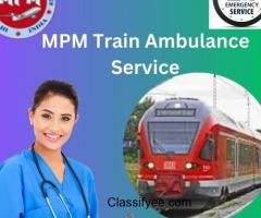 MPM Train Ambulance with life-saving medical in Siliguri