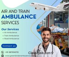 Greenbird Air and Train Ambulance Service in Ranchi