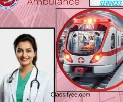 MPM Train Ambulance Service in Raipur is Forever Available