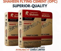 Shaheen Flying Cement (OPC) Available at Zarea Limited