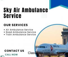 Sky Air Ambulance Service in Patna