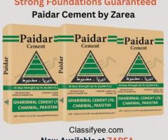 Gharibwal / Paidar Cement (OPC) Available at Zarea Limited