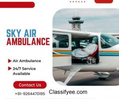 Get Sky Air Ambulance Service in Patna