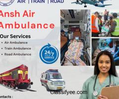 Ansh Train Ambulance Services in Patna with Full ICU Setup