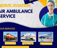 Hire High-tech Medivic Aviation Train Ambulance  in Kolkata